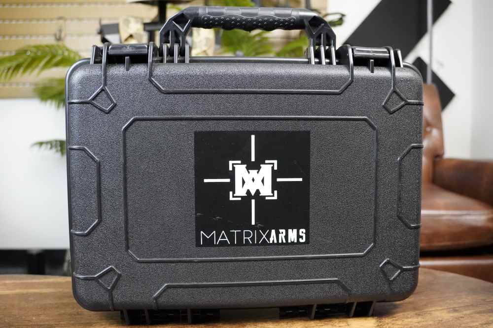 Matrix Arms MX 19 pistol 9mm with muzzle brake, Trijicon red dot -img-8