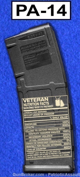 LASER ENGRAVED PMAG 30 GEN M2 - VET NUTRITION - NO CC FEE - SHIPPING TO CA-img-1