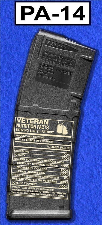 LASER ENGRAVED PMAG 30 GEN M2 - VET NUTRITION - NO CC FEE - SHIPPING TO CA-img-0