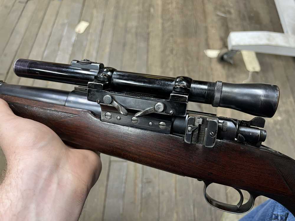 Winchester 70 super grade pre 64 1938 w Lyman 2.5x scope 24” 30-06 C&R-img-30