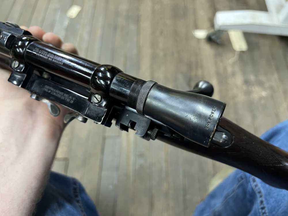 Winchester 70 super grade pre 64 1938 w Lyman 2.5x scope 24” 30-06 C&R-img-33