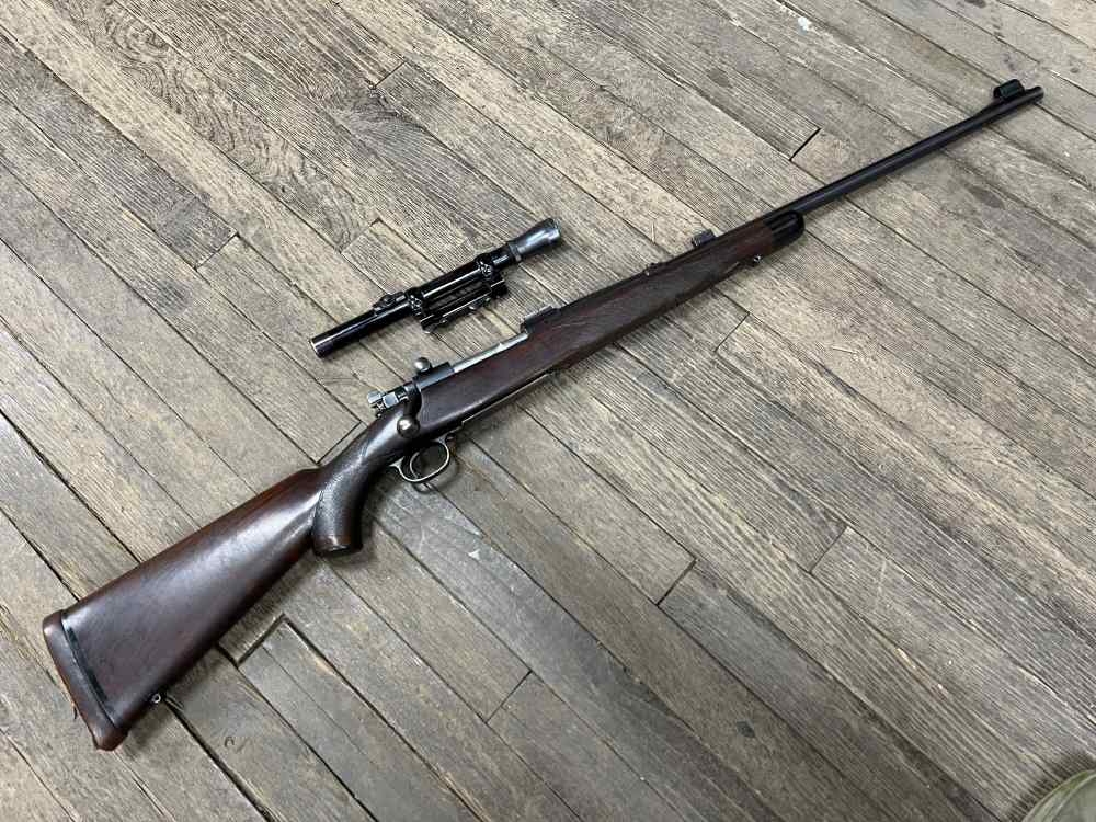 Winchester 70 super grade pre 64 1938 w Lyman 2.5x scope 24” 30-06 C&R-img-0