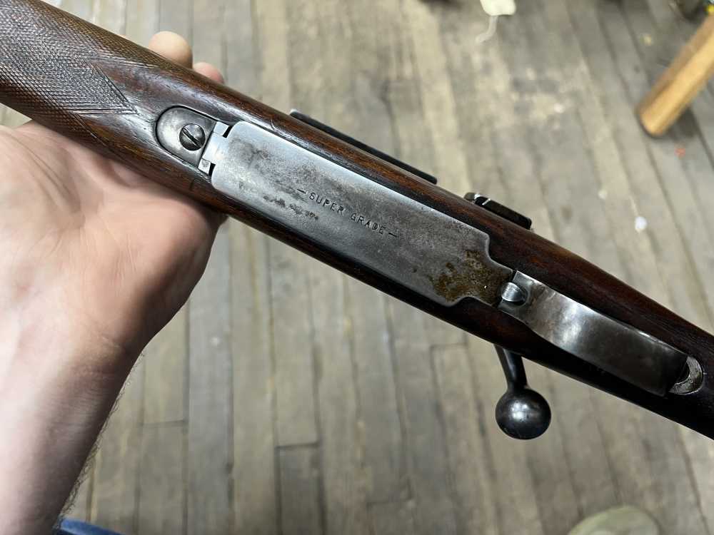 Winchester 70 super grade pre 64 1938 w Lyman 2.5x scope 24” 30-06 C&R-img-25