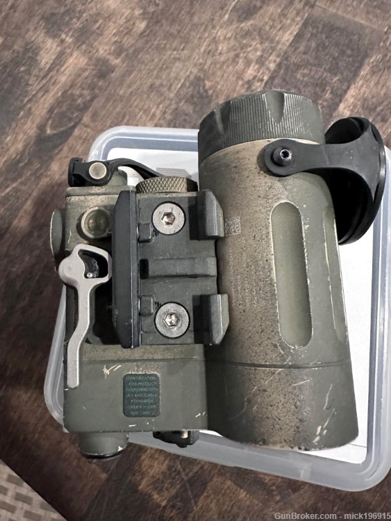 DBAL-D2 Class 1 IR laser LED QD mount Steiner Railscale LEAF -img-3