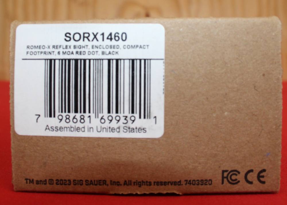 Sig Sauer Romeo-X Enclosed Red Dot, LAYAWAY AVAILABLE!-img-1