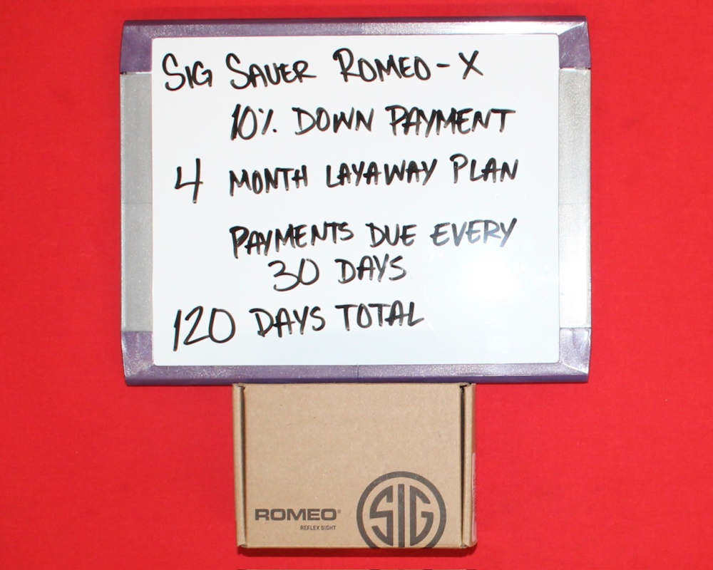 Sig Sauer Romeo-X Enclosed Red Dot, LAYAWAY AVAILABLE!-img-0