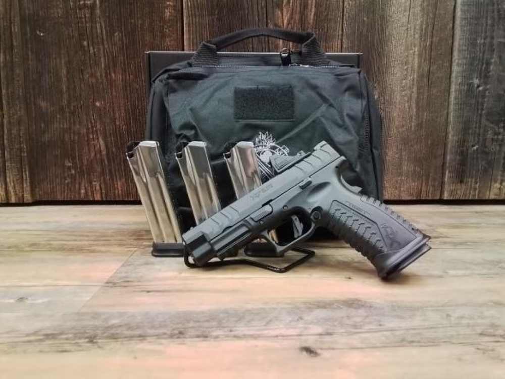 Springfield XDME 10mm 4.5" OSP W/ 4 Mags, Optic & IWB Holster-img-0
