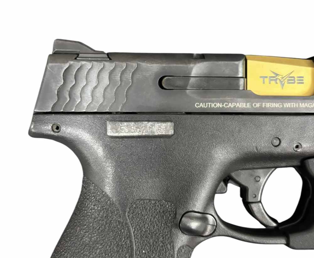 Custom Smith & Wesson M&P9 Shield w/ Streamlight TLR-6 9mm 3.5”Bbl 7/8+1-img-5