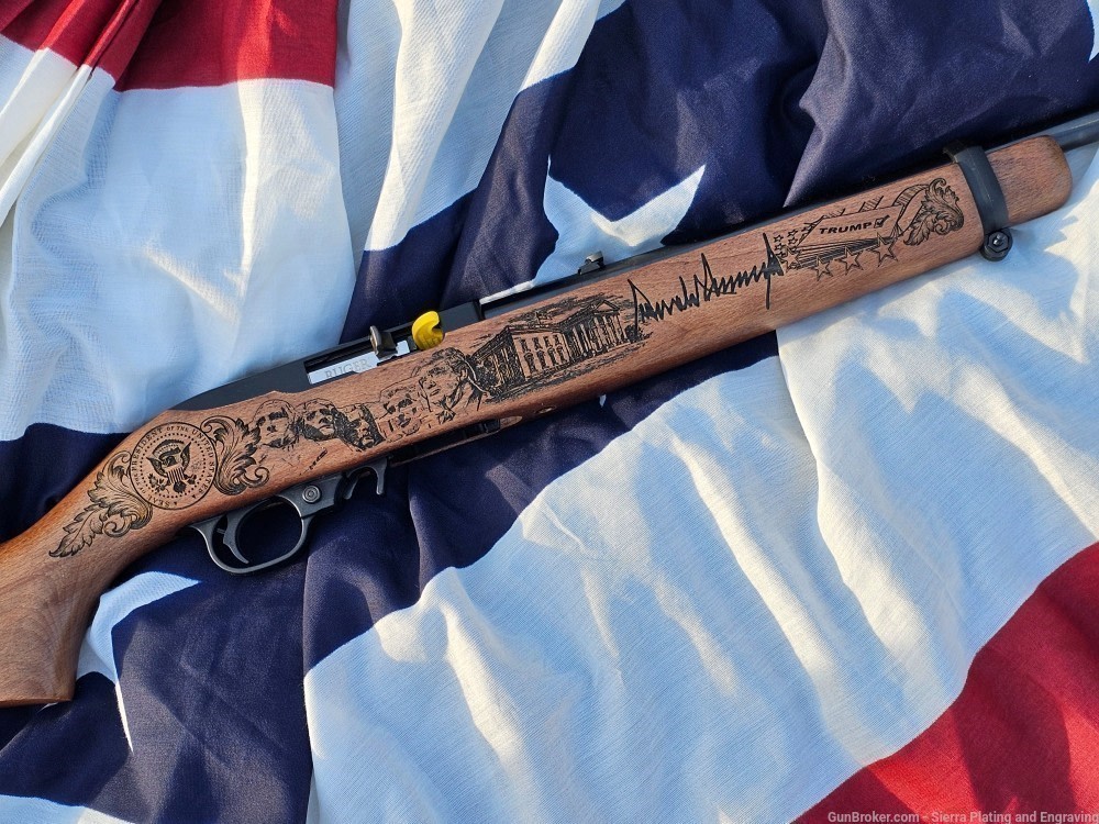 Trump 47th, America 250th Engraved Ruger 10/22 *ENDING SOON-img-1