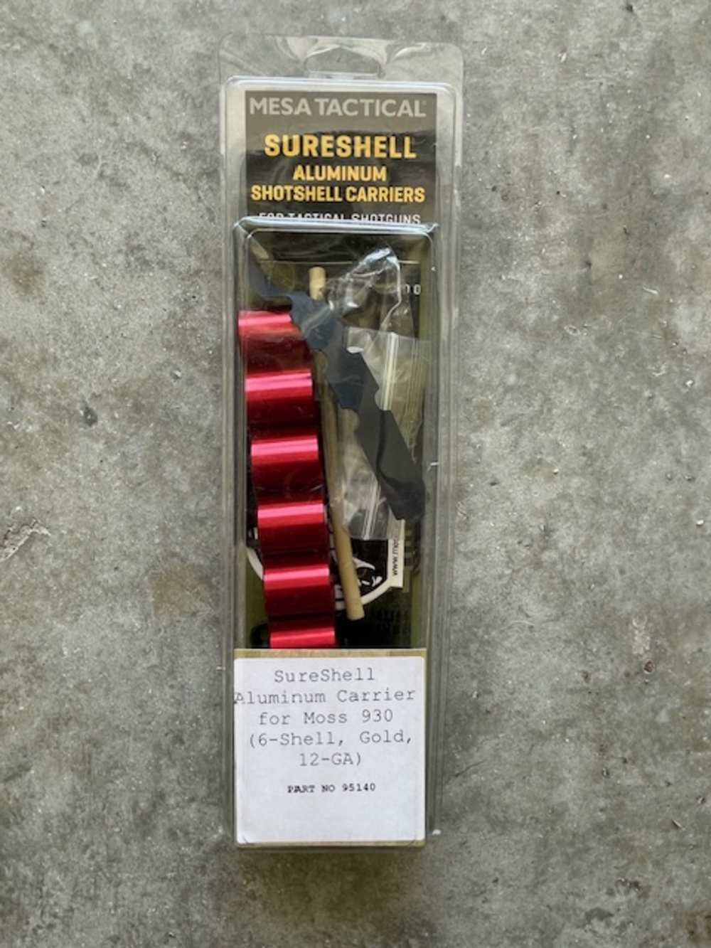 Mesa Tactical Aluminum Shotshell Carrier - Red, Mossberg 930-img-0