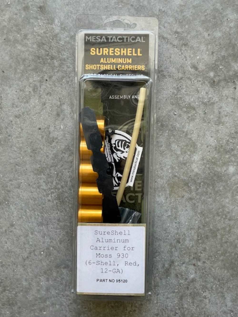 Mesa Tactical Aluminum Shotshell Carrier - Gold, Mossberg 930-img-0