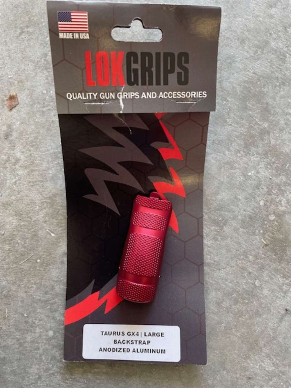 LOK Grips Taurus GX4 Backstrap - Aluminum, Large-img-0