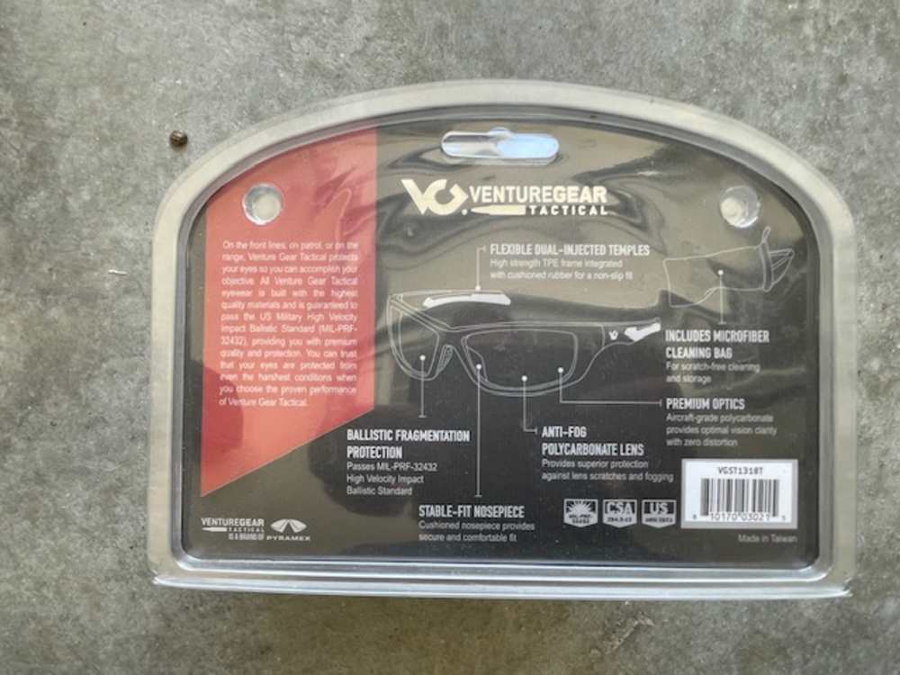 Venture Gear Howitzer Shooting Glasses - Tan-img-1