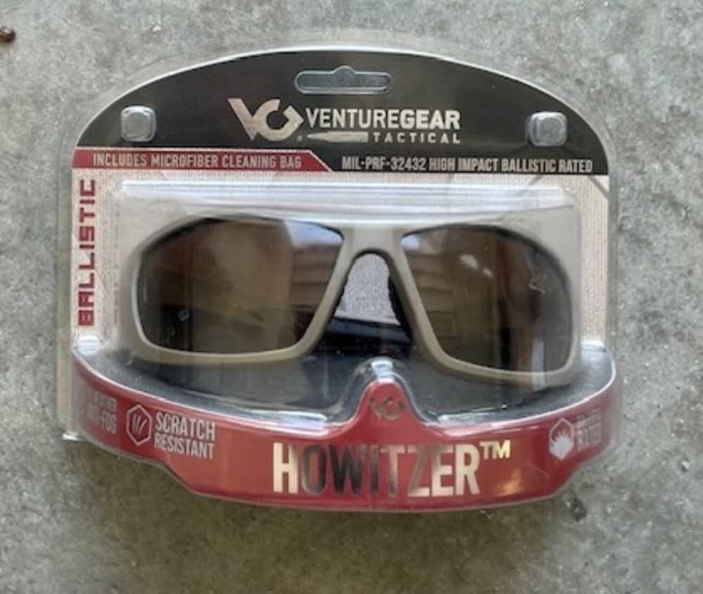 Venture Gear Howitzer Shooting Glasses - Tan-img-0
