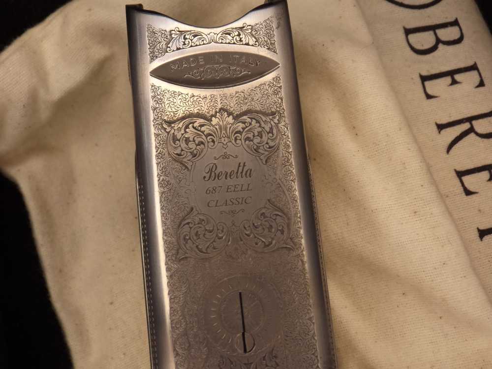 Beretta 687 EE LL Classic Deep Scroll (Game), 12 GA. 30" VR Shotgun w/Case-img-4