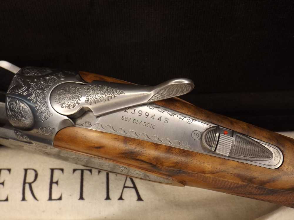 Beretta 687 EE LL Classic Deep Scroll (Game), 12 GA. 30" VR Shotgun w/Case-img-8