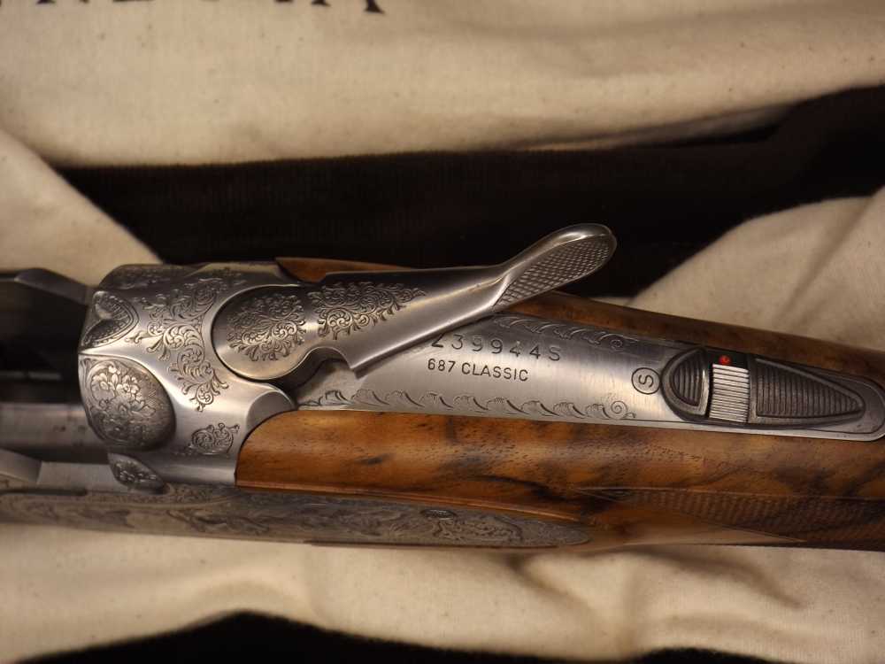 Beretta 687 EE LL Classic Deep Scroll (Game), 12 GA. 30" VR Shotgun w/Case-img-9