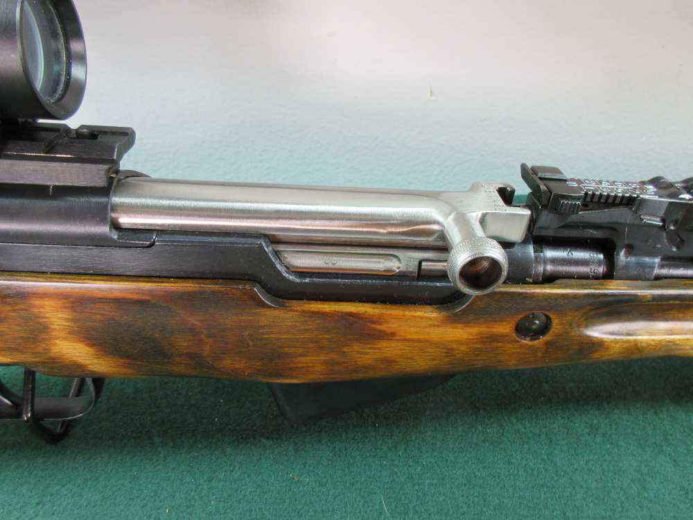Russian SKS rifle 7.62x39 20" brl Matching numbers Red/Green dot sight-img-1