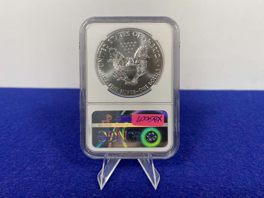 2016 Silver Eagle GRADED NGC MS69 *1 Troy Ounce .999 FINE SILVER*-img-4