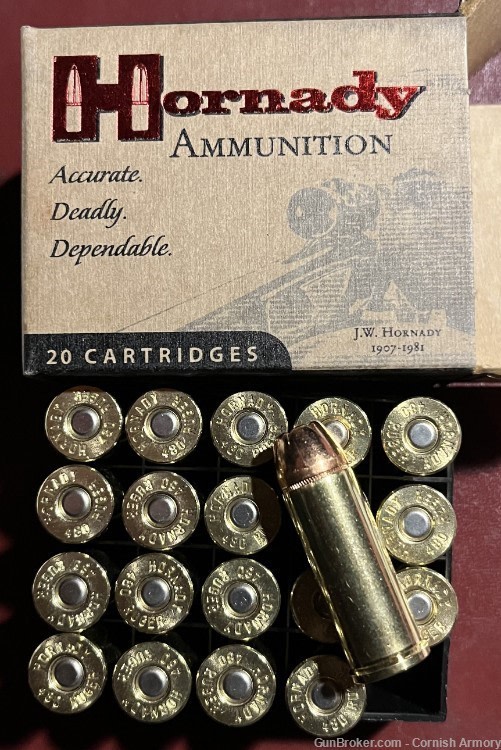 Hornady Custom 480 Ruger ammo - 325 gr HP/XTP 9138-img-1