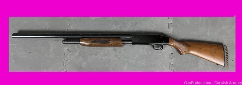 Mossberg 500C 20 gauge pump shotgun 26" MOD Nice wood stocks 3" mag-img-0