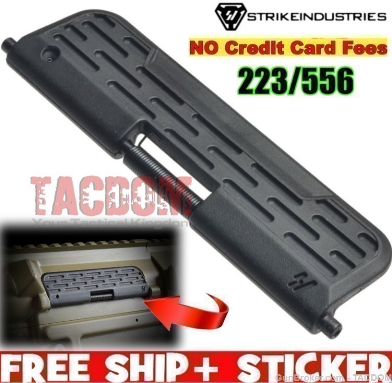 Strike Industries Ultimate Dust Cover Black Capsule AR15 UDC Double Seal-img-0