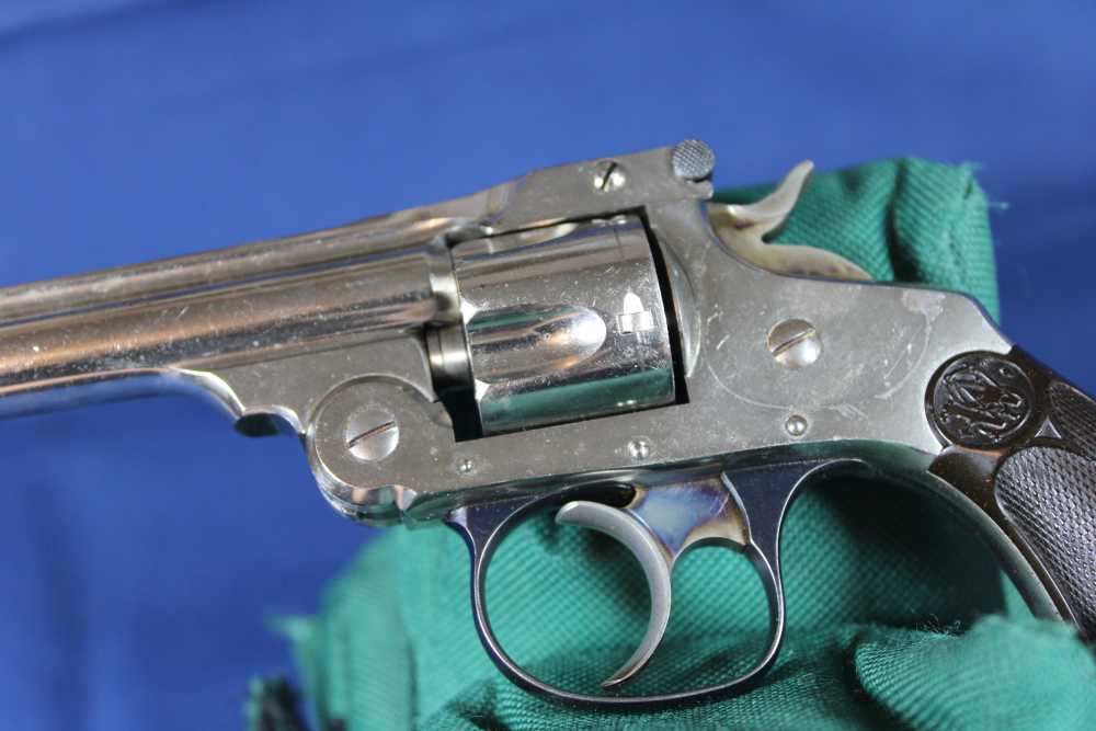 Smith & Wesson S&W 32 DA 3rd Model top break 3 ½”, made 1882 antique-img-9