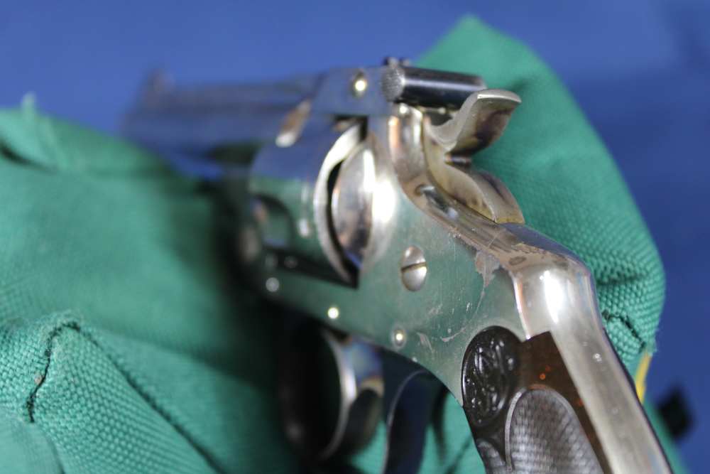 Smith & Wesson S&W 32 DA 3rd Model top break 3 ½”, made 1882 antique-img-19