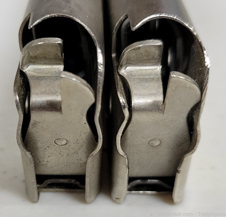 Colt 1911 9mm 9rd factory nickel magazines lot of 2-img-5