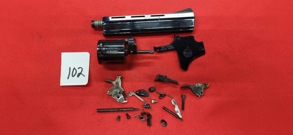 Taurus Tracker 22Mag Revolver Parts. Barrel, Cylinder, Misc. Internal Parts-img-0