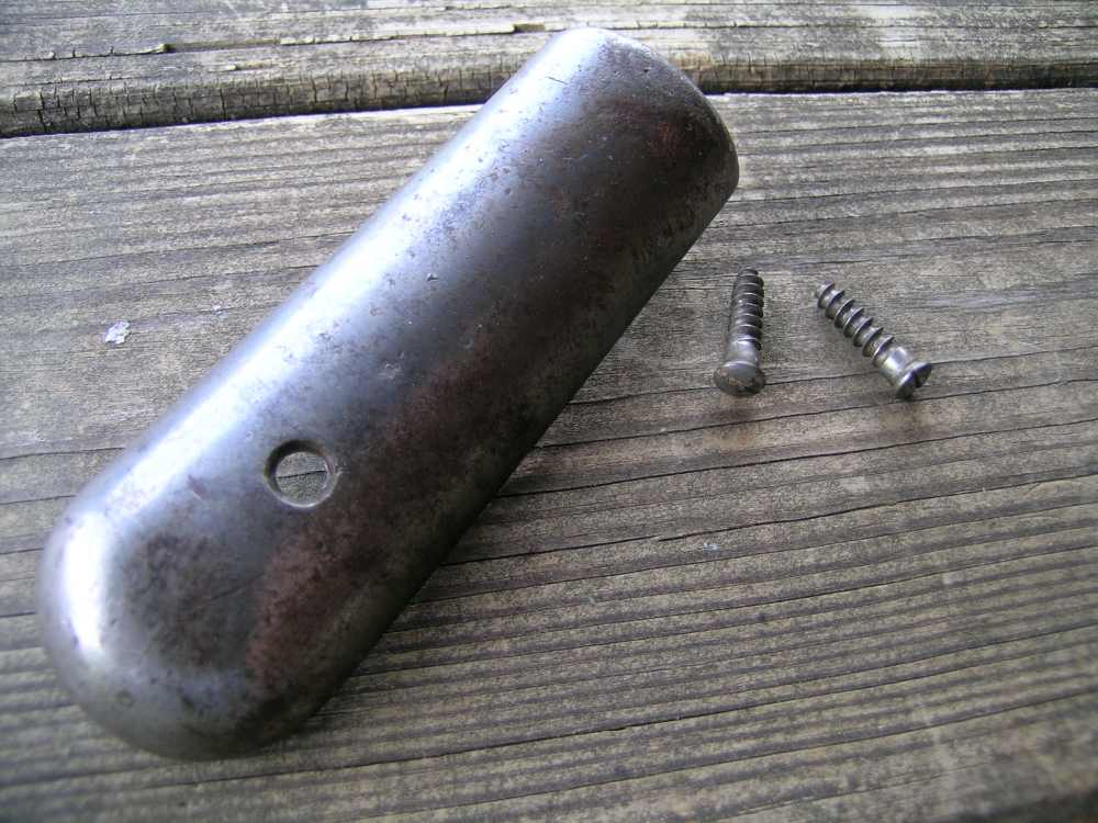 Swiss Model 1911 Schmidt Rubin Buttplate W/Screws-img-0