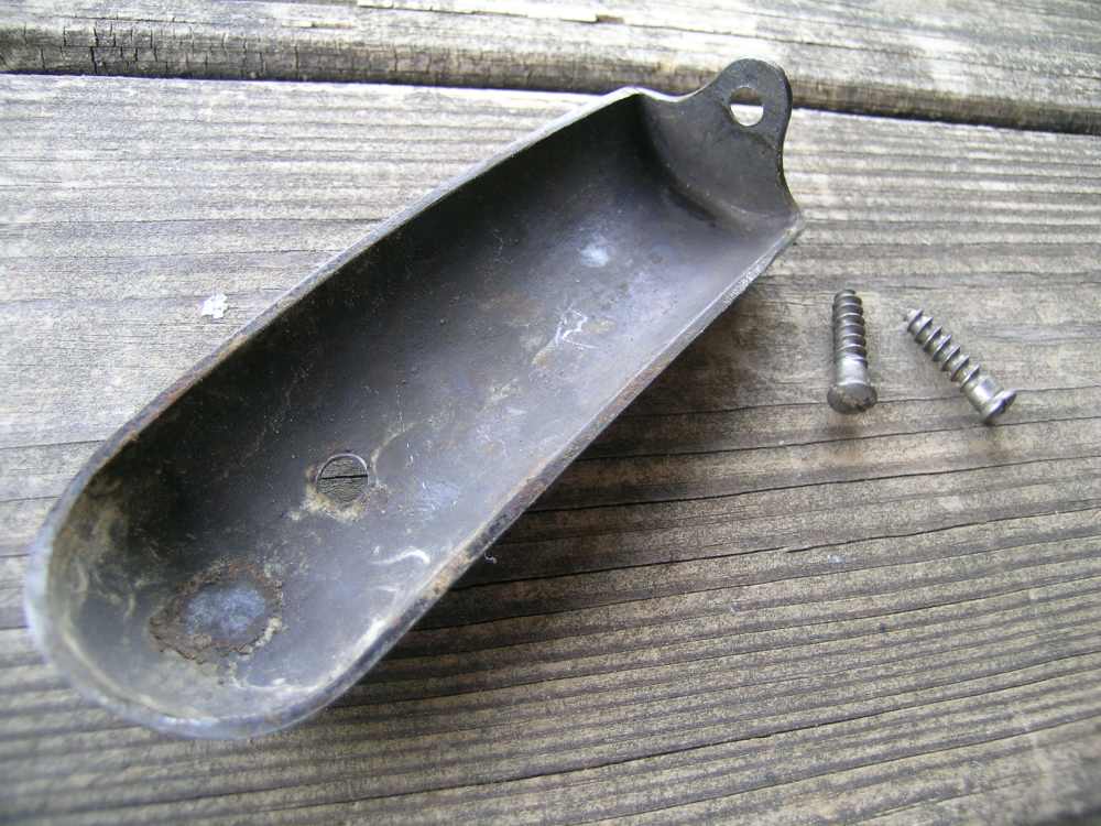 Swiss Model 1911 Schmidt Rubin Buttplate W/Screws-img-2