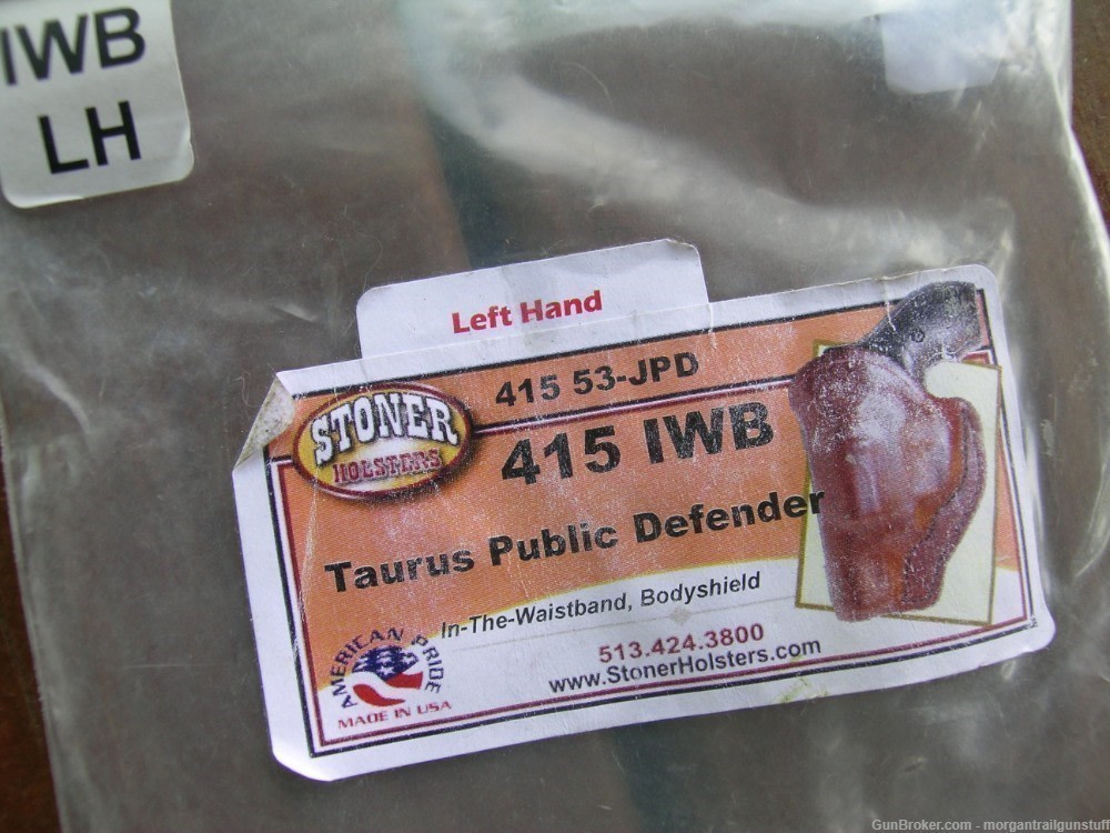 STONER Bodyshield Leather IWB Holster For Taurus Public Defender LH New-img-5