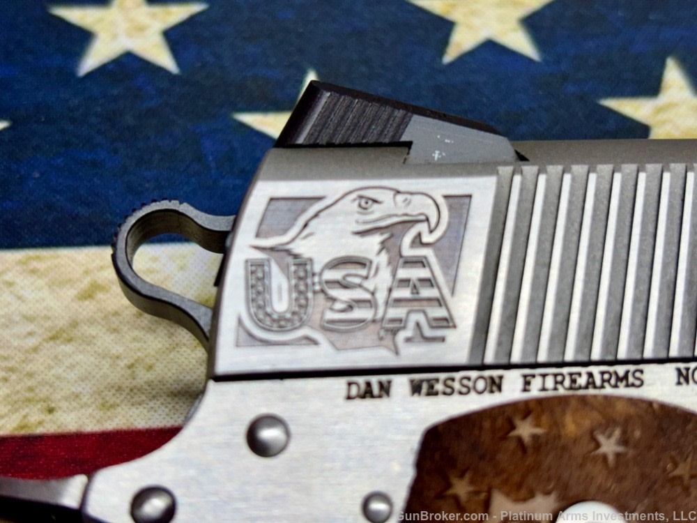 Dan Wesson 10mm Custom 1911 President Trump American Themed 1 of a kind. -img-8