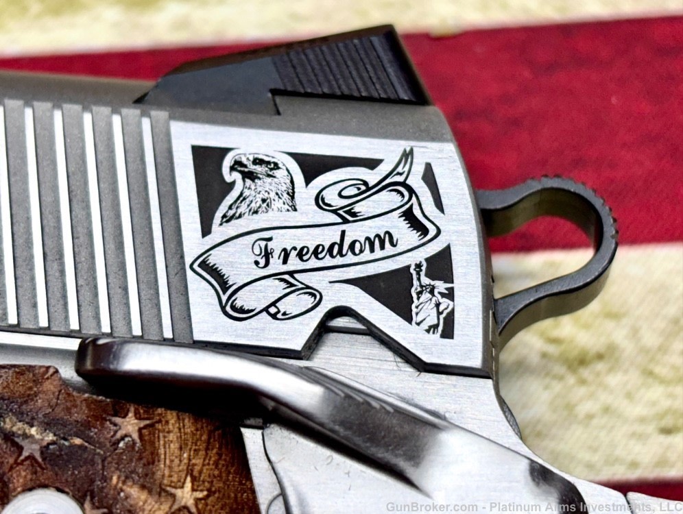 Dan Wesson 10mm Custom 1911 President Trump American Themed 1 of a kind. -img-5