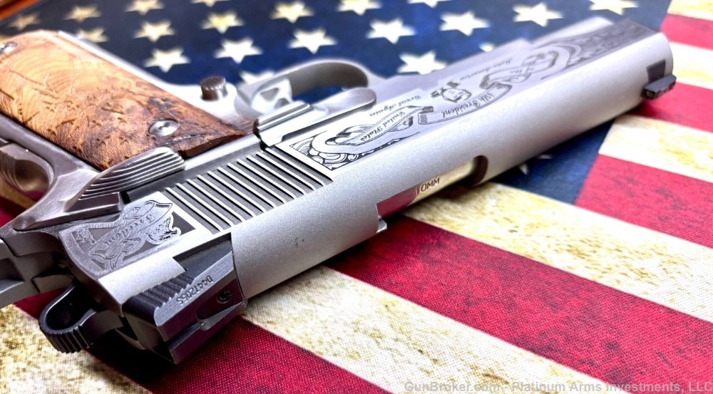 Dan Wesson 10mm Custom 1911 President Trump American Themed 1 of a kind. -img-11