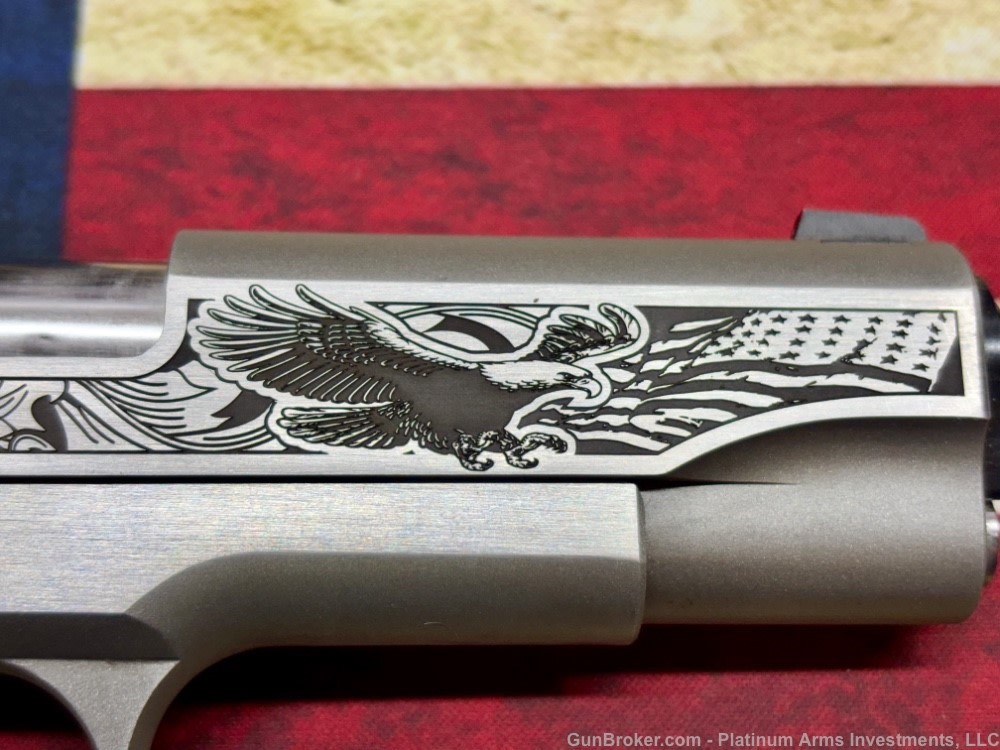 Dan Wesson 10mm Custom 1911 President Trump American Themed 1 of a kind. -img-9