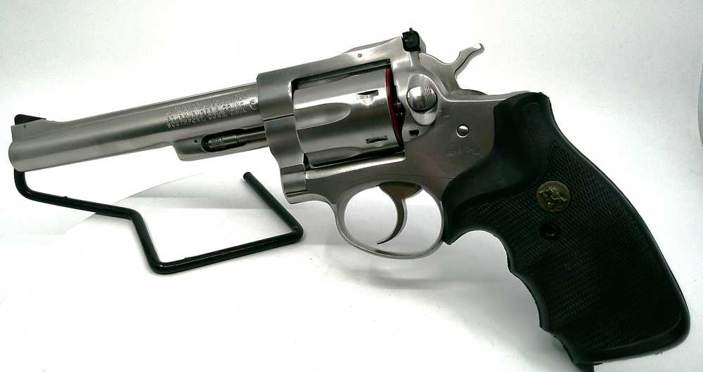 Ruger Security-Six 357 Mag 6" Stainless Steel W/ Pachmayr Grips-img-1