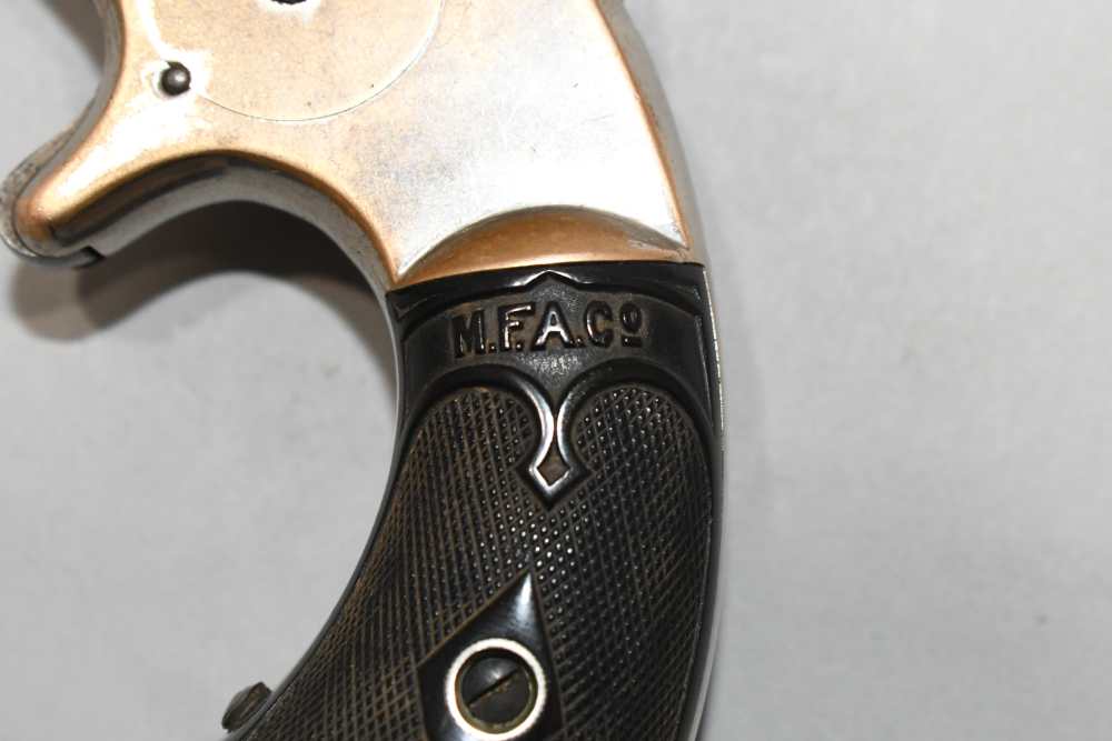 Antique Marlin No 32 Standard 1875 2nd Type Tip Up 32 RF Long Revolver -img-20