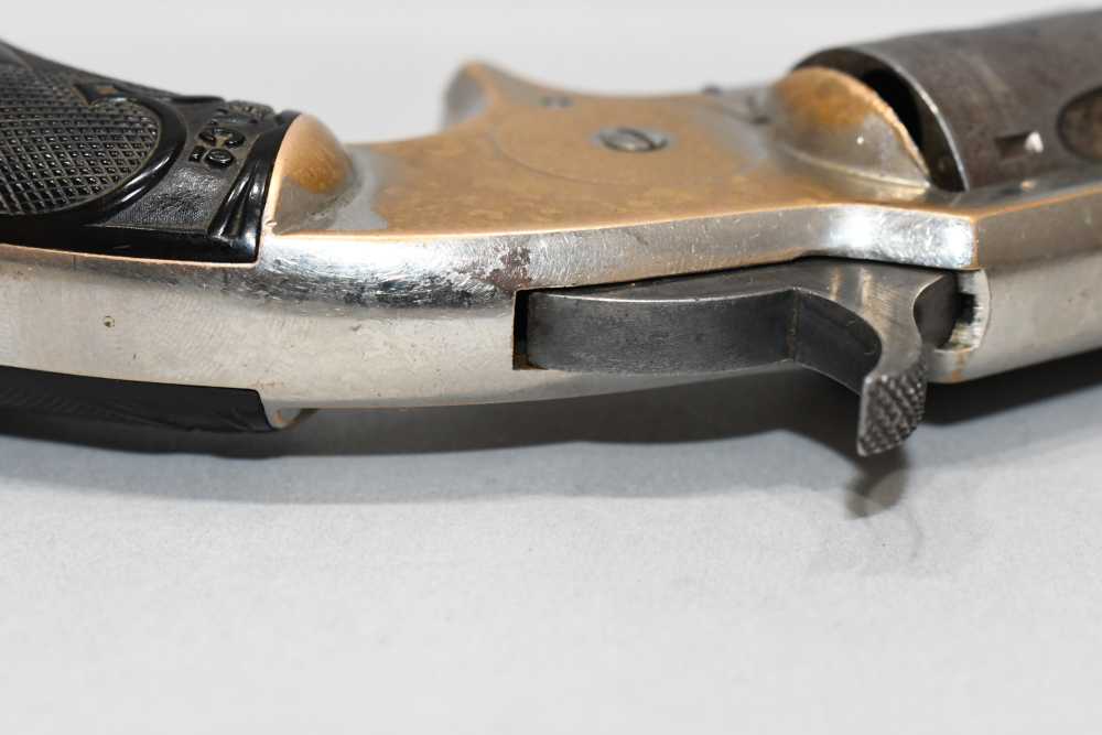 Antique Marlin No 32 Standard 1875 2nd Type Tip Up 32 RF Long Revolver -img-12