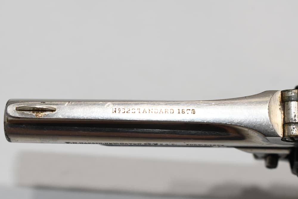 Antique Marlin No 32 Standard 1875 2nd Type Tip Up 32 RF Long Revolver -img-21