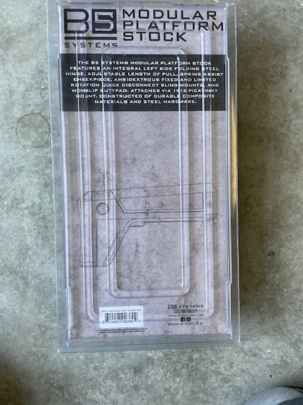 B5 MODULAR PICATINNY STOCK -img-1