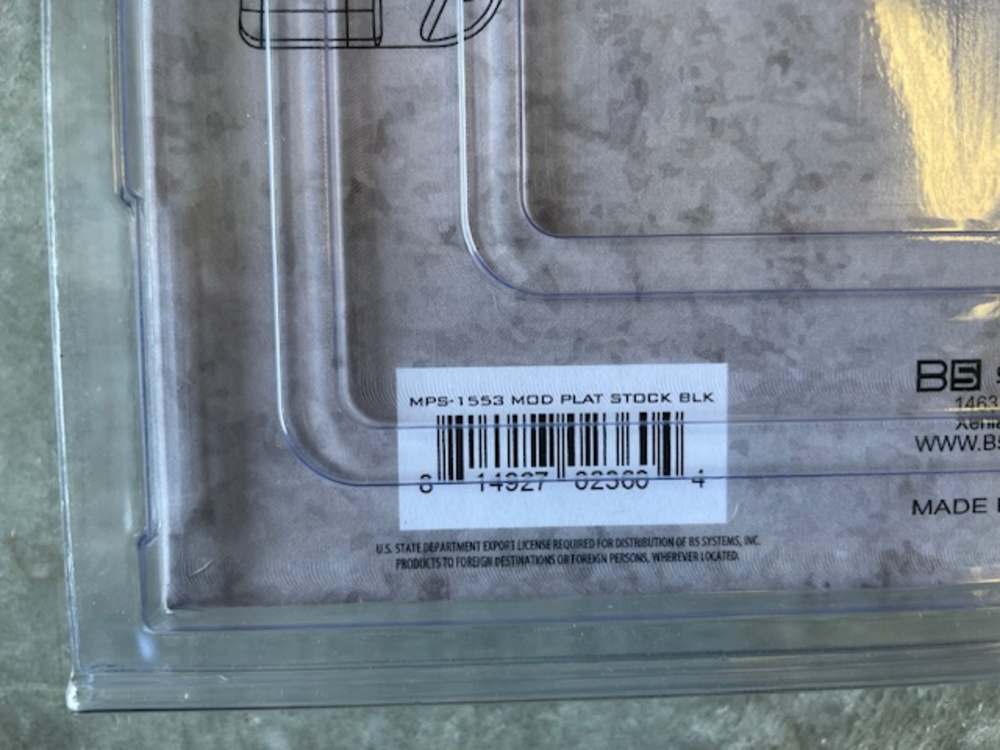 B5 MODULAR PICATINNY STOCK -img-2
