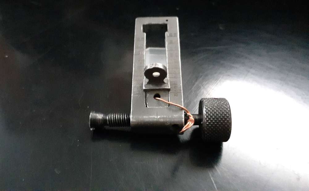 Vintage WW2 M2 Browning Rifle Rear Ladder Sight Parts Lot-img-1