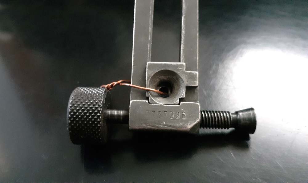 Vintage WW2 M2 Browning Rifle Rear Ladder Sight Parts Lot-img-4