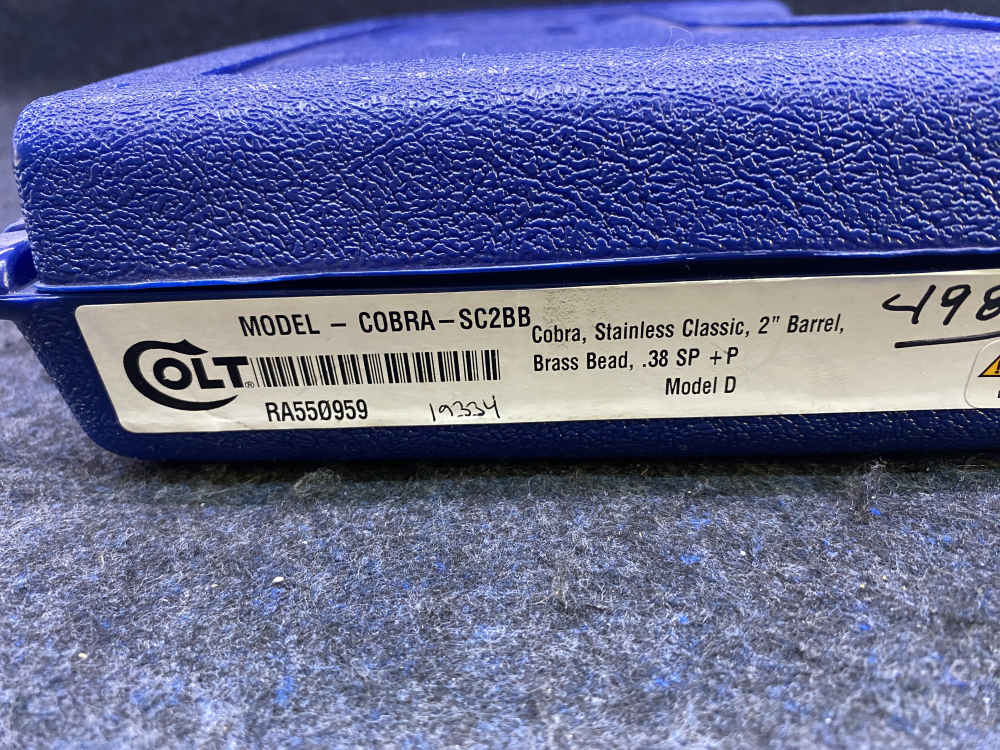 COLT COBRA SC2BB LNIB - *PRIVATE COLLECTION-img-9