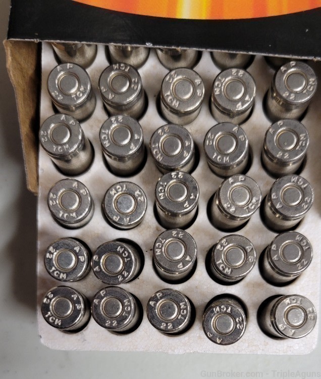 Armscor 22TCM 40gr jacketed hollow point lot of 100rds -img-2