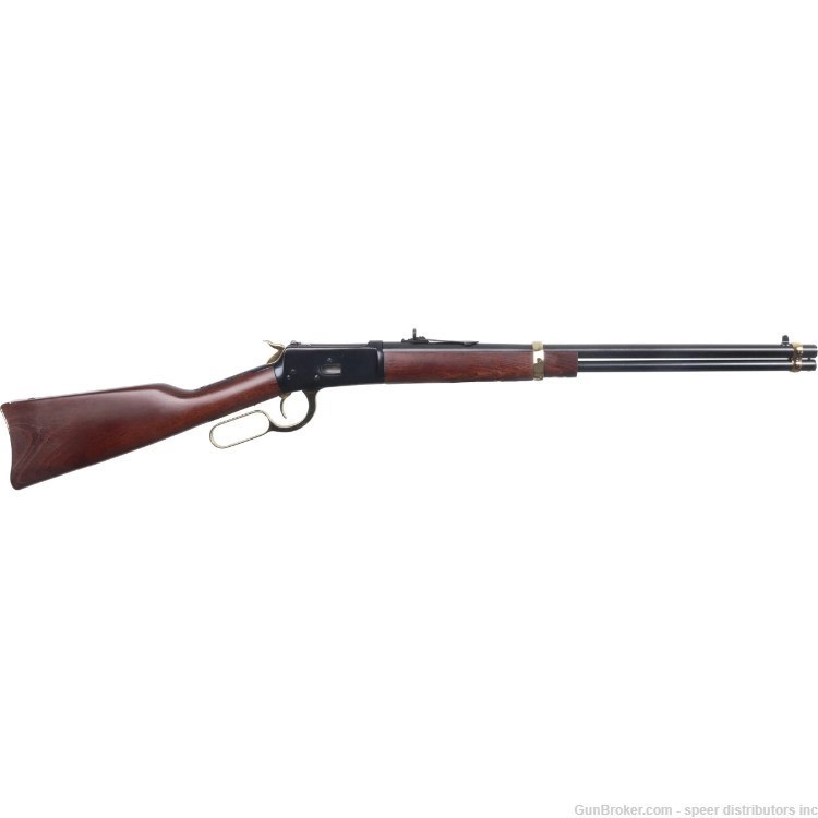 ROSSI R92 CARBINE LEVER ACTION W/ GOLD ACCENTS 44 REM MAG 20'' 10-RD RIFLE-img-0