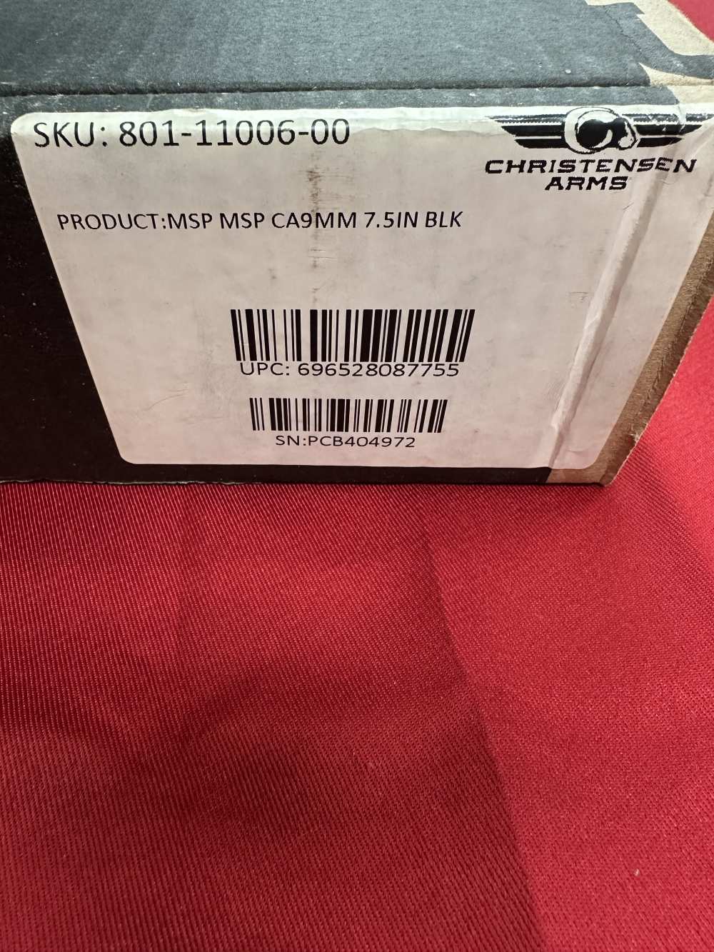 Christensen MSP CA9mm Black 7.5" Carbon Fiber Barrel - 9mm-img-10
