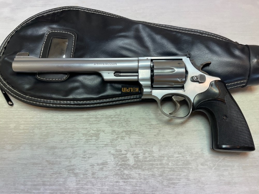 Smith & Wesson Model 29 44 MAG 8 3/8 Nickel H144-img-0